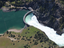 Hydropower dam in washington state 