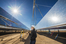 solar tower test facility at sandia national laboratory 