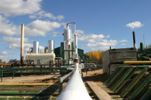 Enhanced Oil Recovery facility located in Gaylord Michigan. This facility includes separation and compression units for use in recovery and storage of CO2.