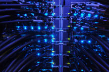Supercomputer lights at Argonne's Center for Nanoscale Materials 