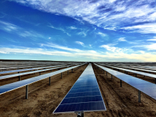 Solar Panels in field