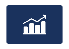 Economic growth chart icon