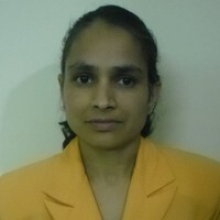 Woman smiles for camera. 