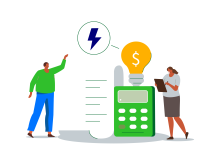 Savings hub calculator graphic