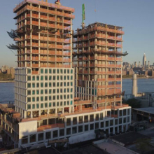 Buildings under construction