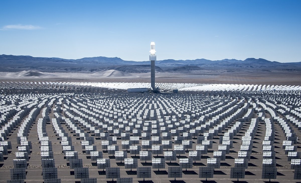 Crescent Dunes concentrating solar power project