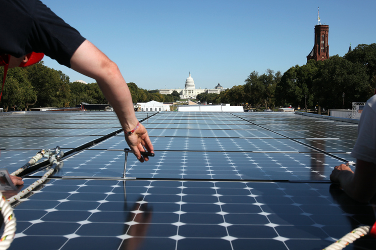 solar panel installation