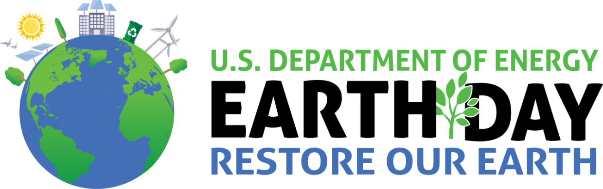 Landscape DOE Earth Day 2021 - Restore Our Earth Logo