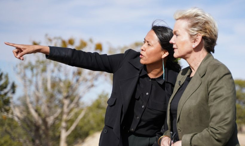 Director Johns with Secretary Granholm
