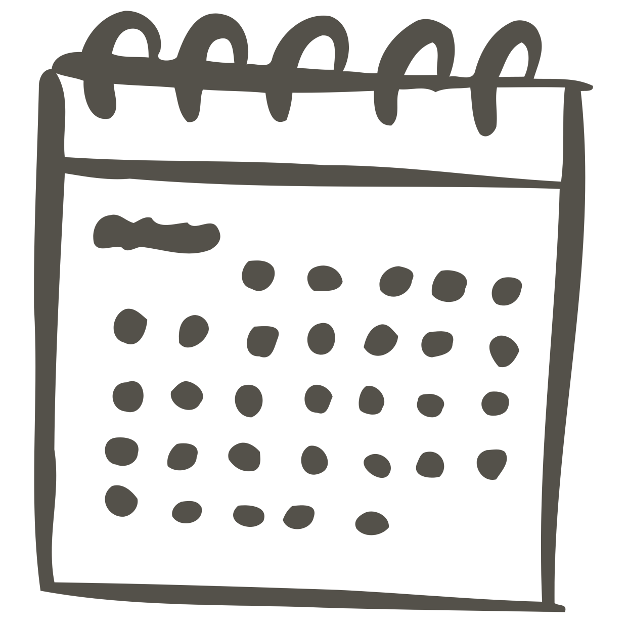 Generic calendar image