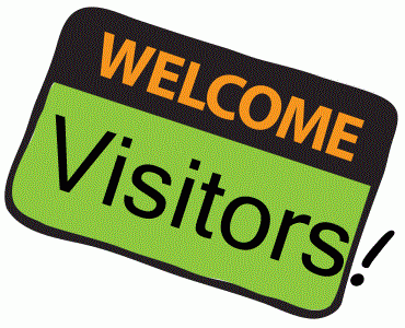 Welcome Visitors graphic