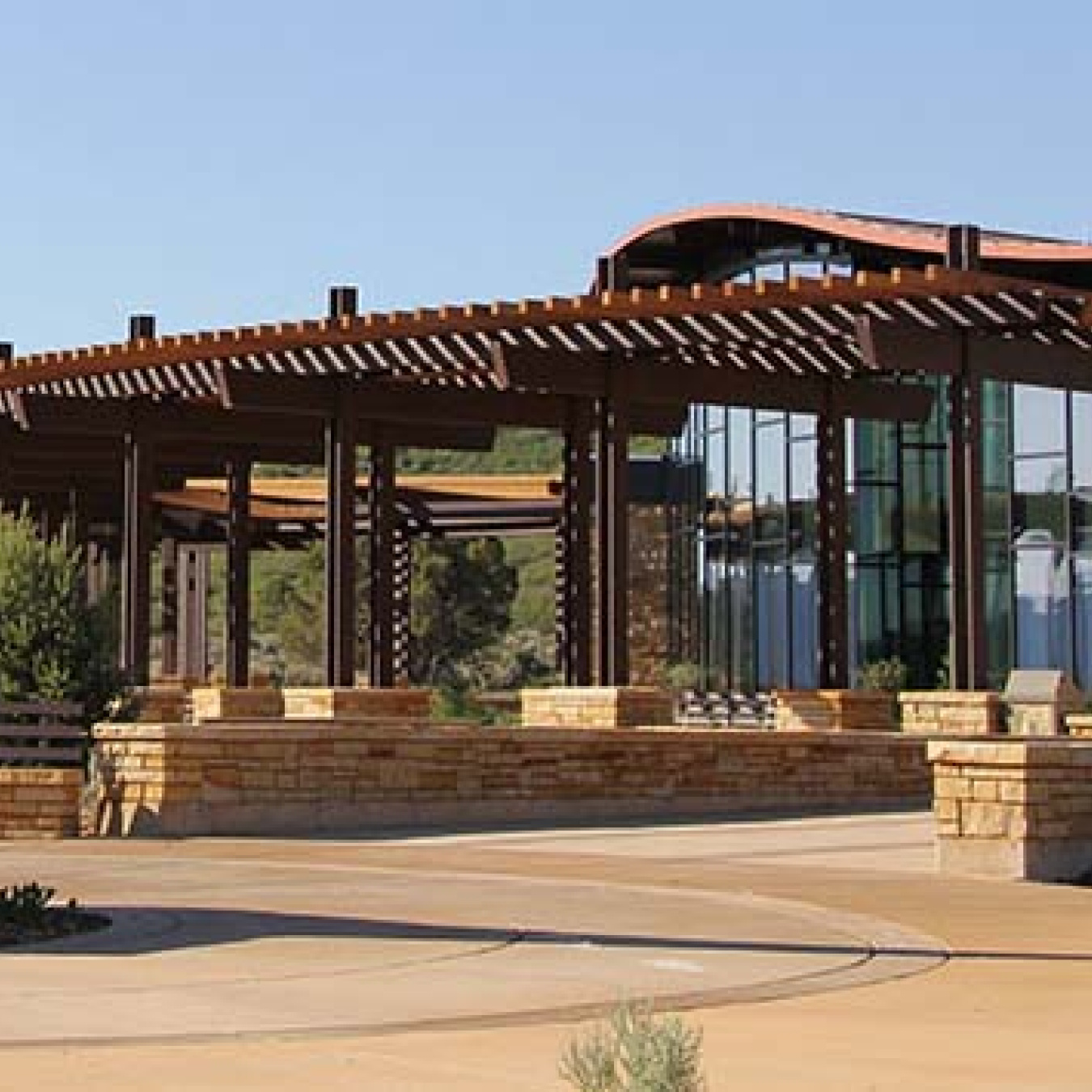 The front of the Mesa Verde National Park museum.