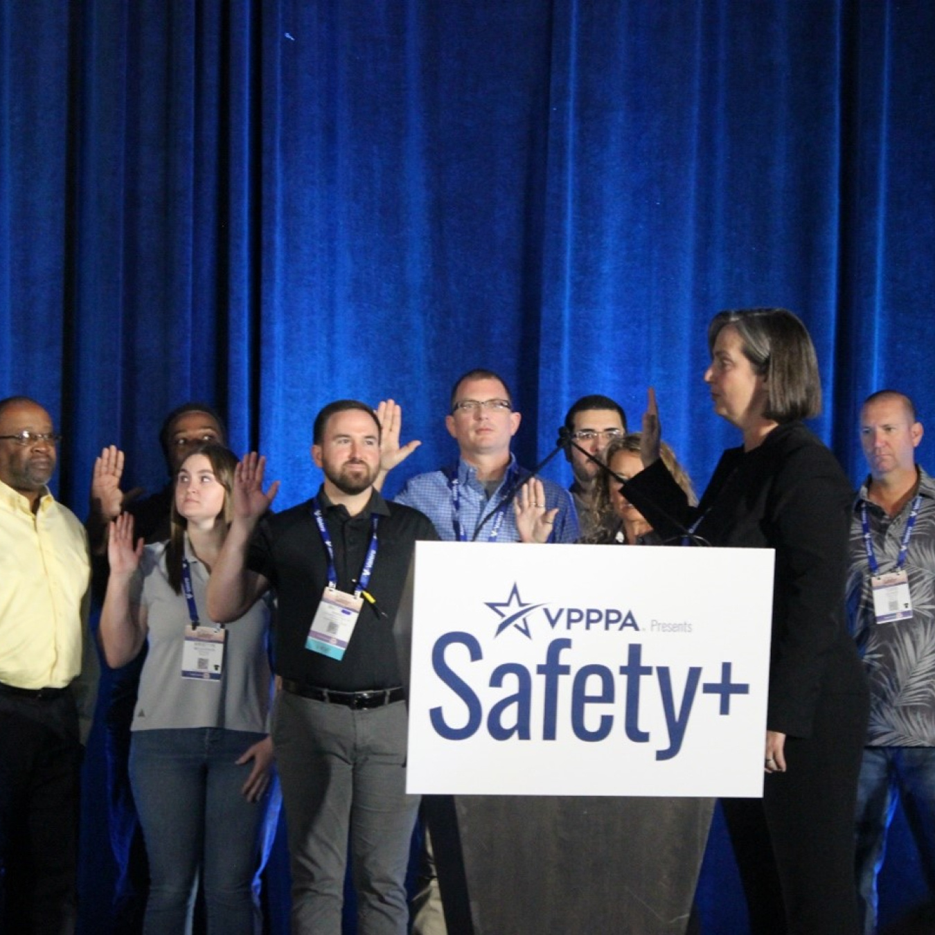 Mr. Moises Atiles and Mr. Matthew Ramsey are sworn in as Special Government Employees by Ms. Jennifer Rouse, Regional Administrator of OSHA Region 8
