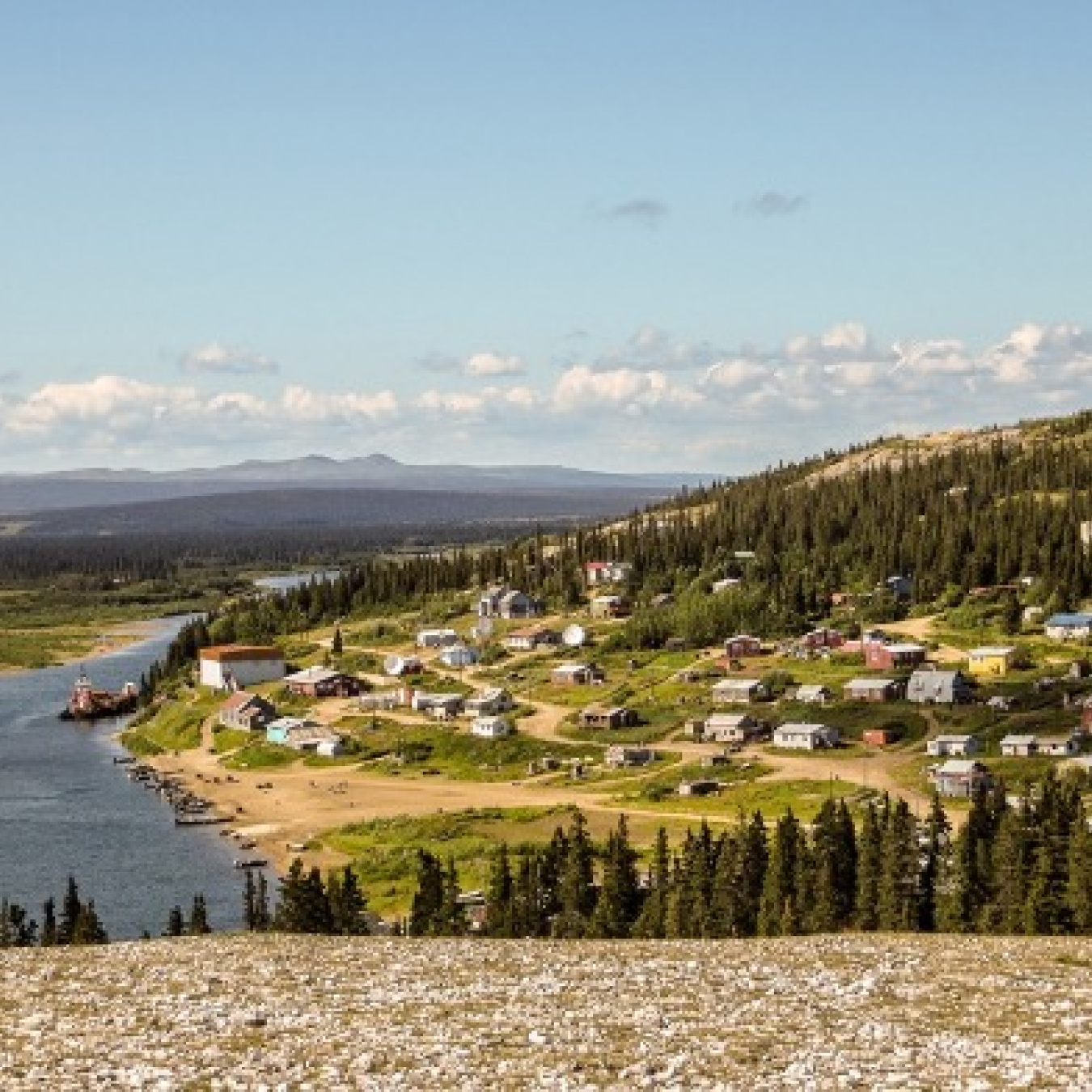 City of White Mountain in summer.