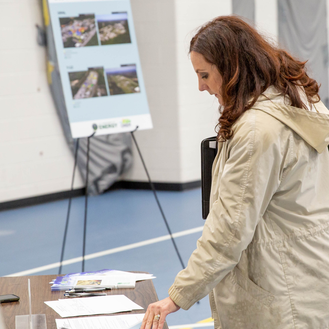Resident at EMDF public meeting