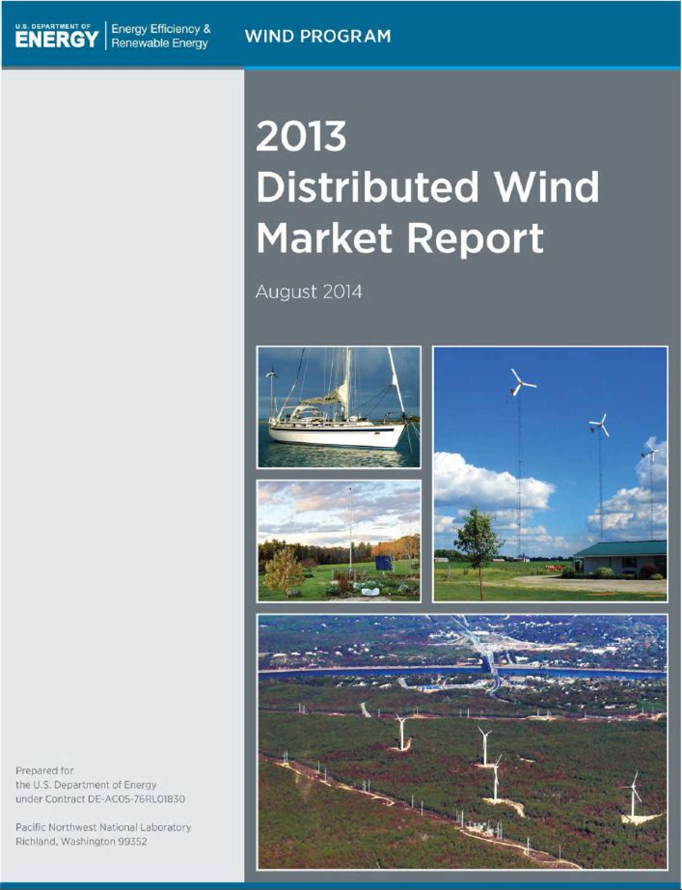 Image related to 2013 Distributed Wind Market Report Cover