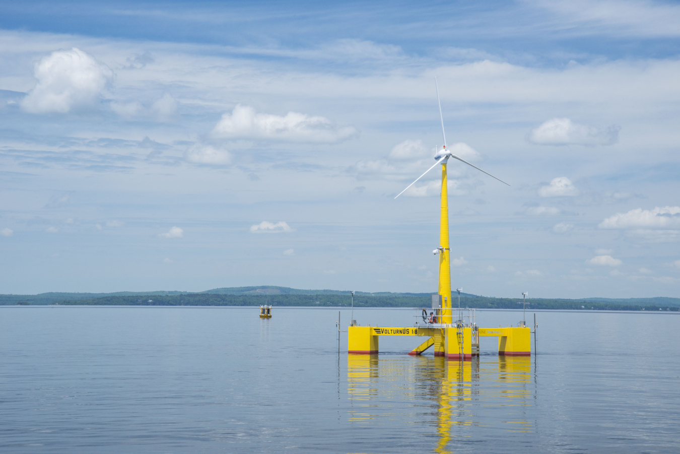 A photo of the University of Maine's Aqua Ventus I project