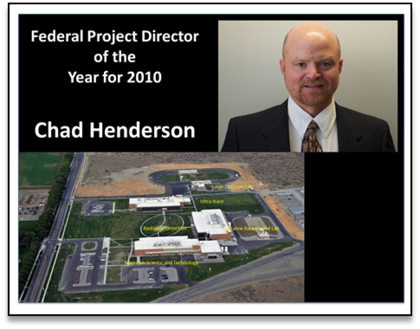 Federal Project Director of the Year - Chad Henderson