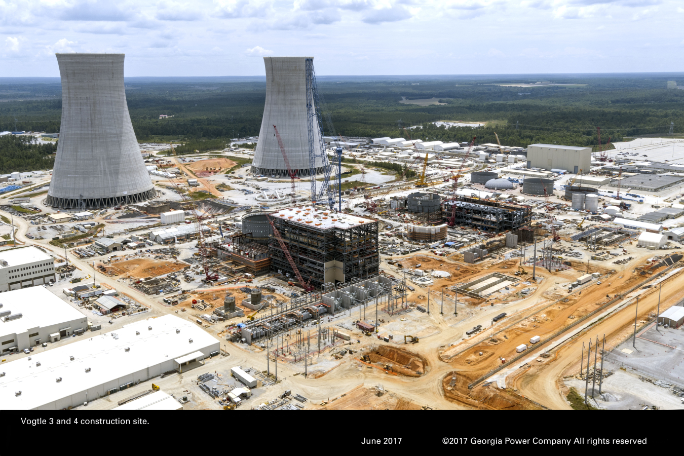 Vogtle Units 3 & 4 construction photo