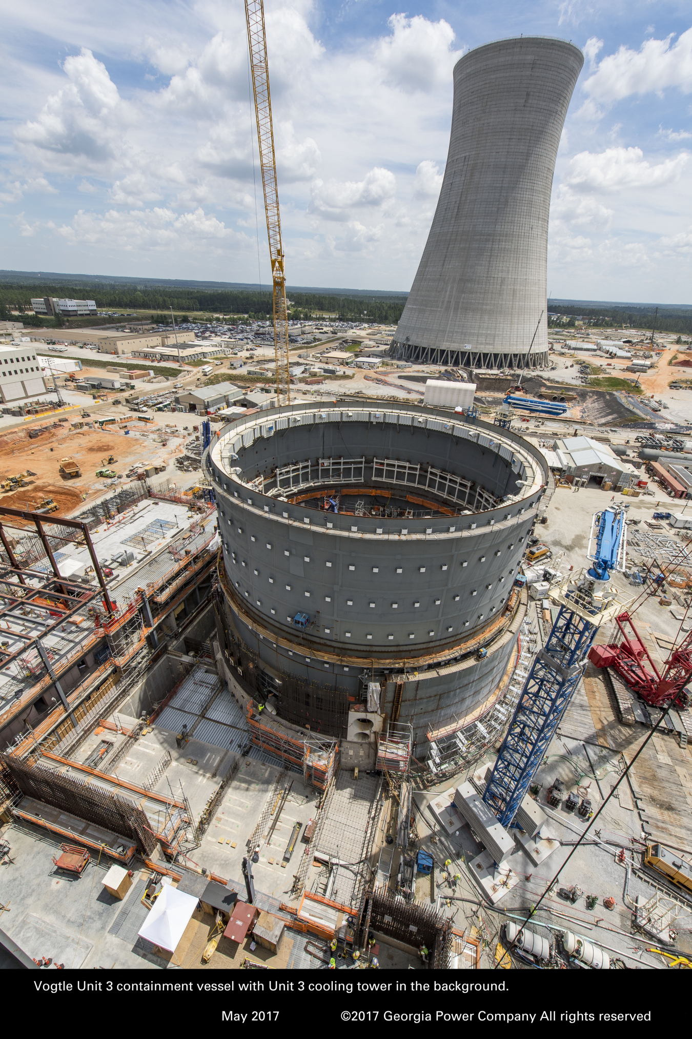 Vogtle Units 3 & 4 construction photo