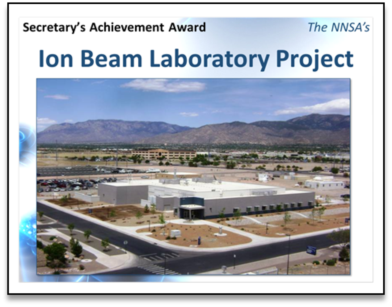 Ion Beam Laboratory Project (IBLP)