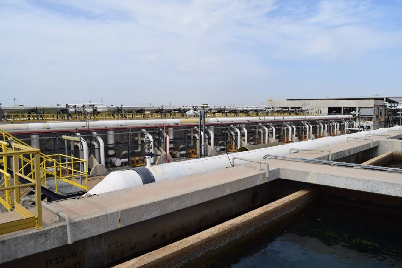 View of Israel’s Sorek Desalination Plant