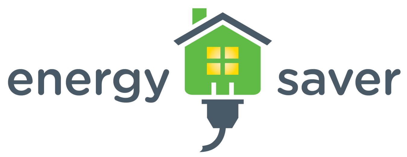 Green Energy Saver logo with lights on