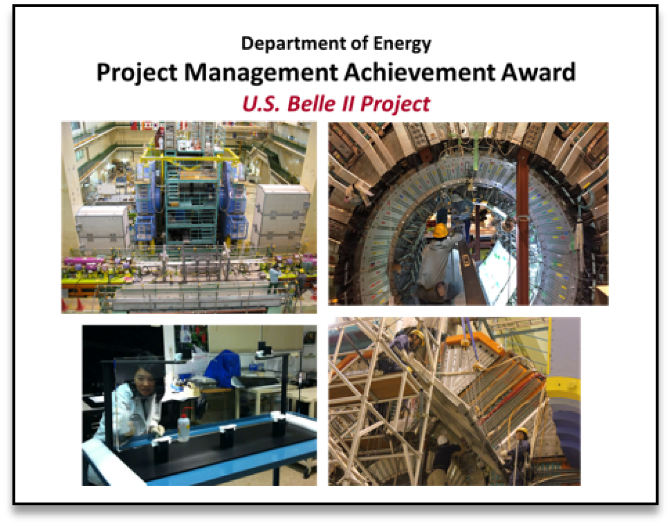 U.S. Belle II Project Recognition