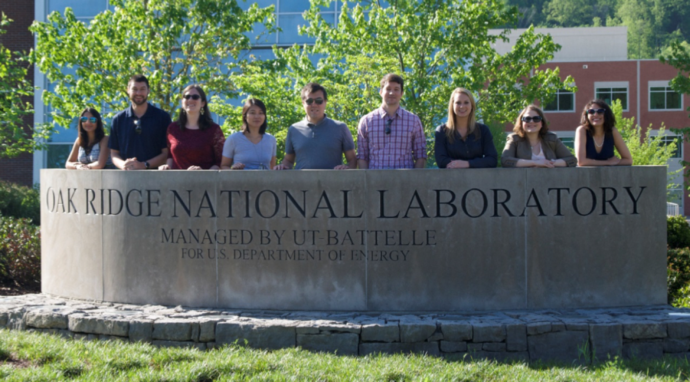 YPG members on the main ORNL campus in Oak Ridge, TN.