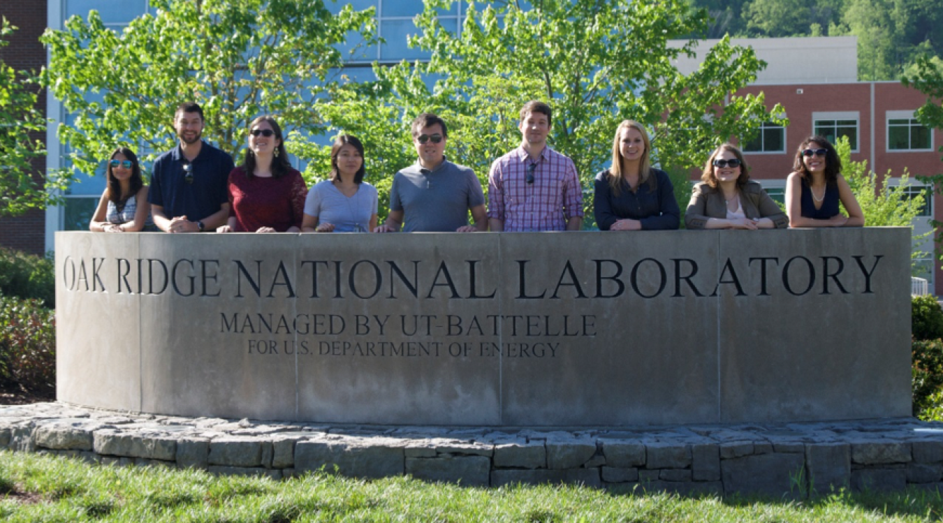 YPG members on the main ORNL campus in Oak Ridge, TN. 