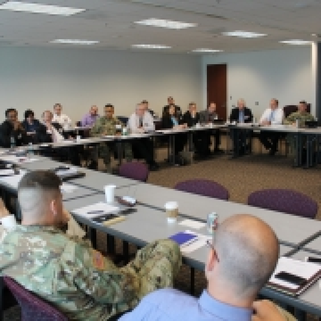 Photograph of the Alliance meeting in the Sam Nunn Building