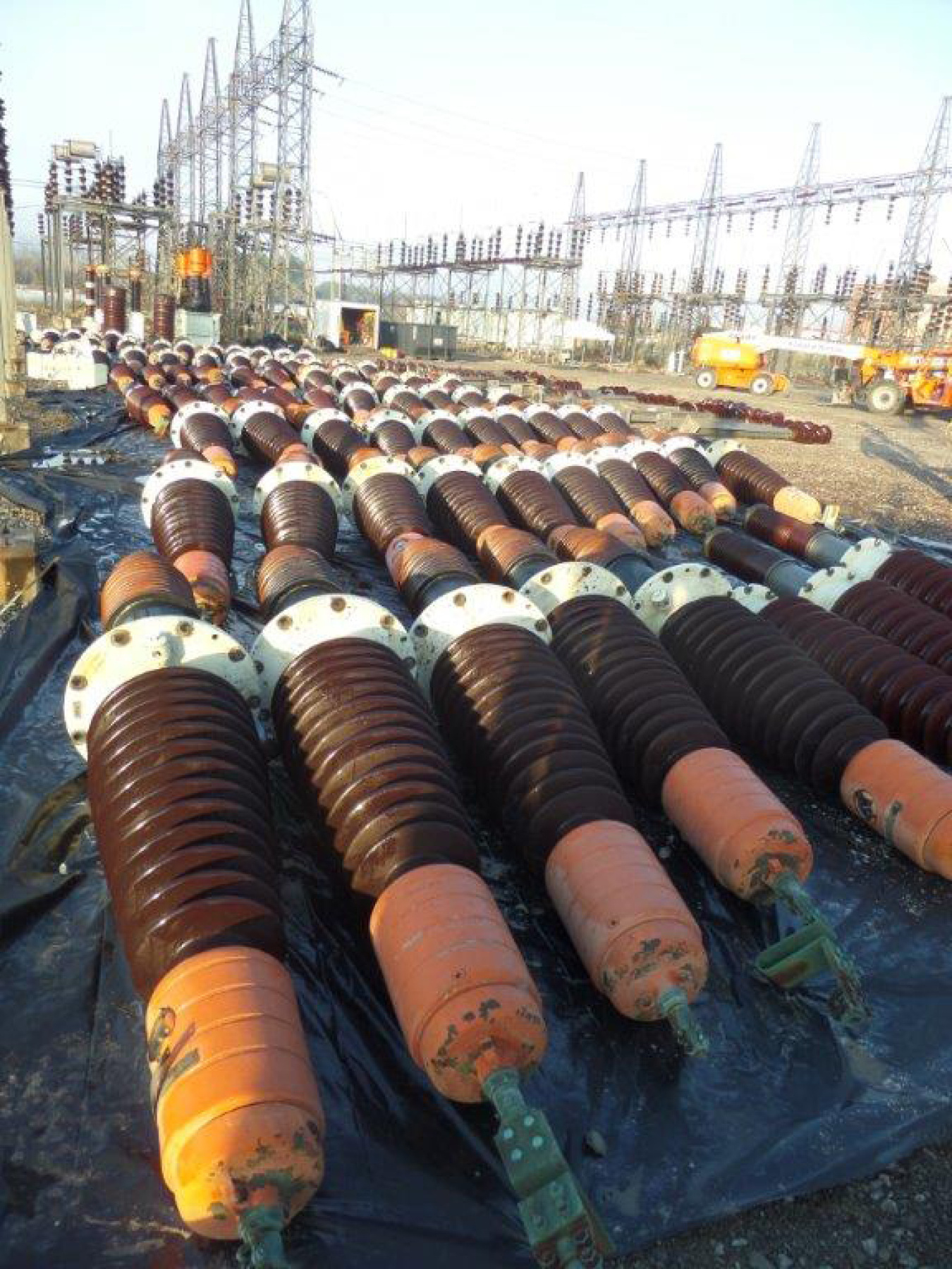 CTI recycled many of the switchyard’s metal components.
