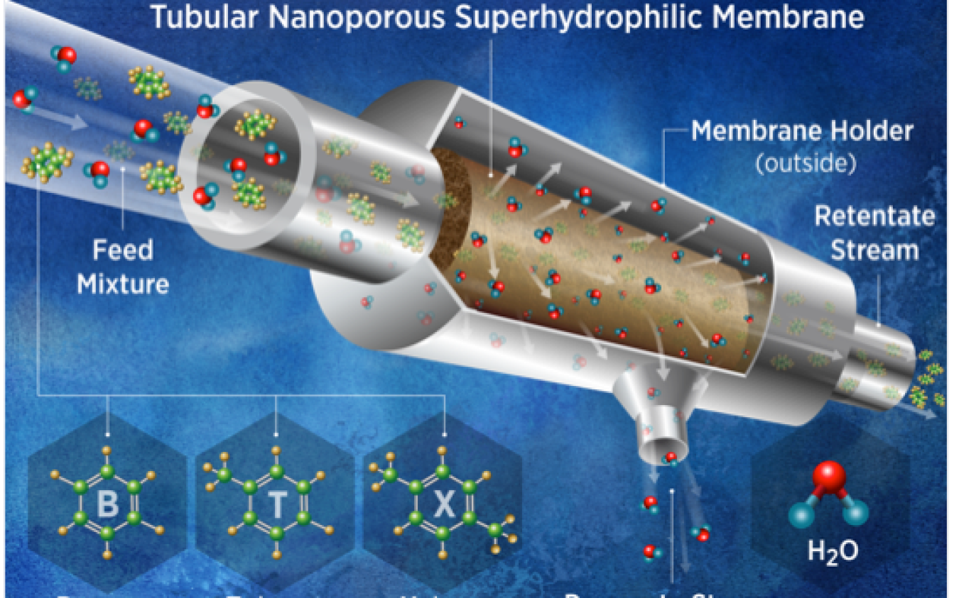 membranes separate water vapor
