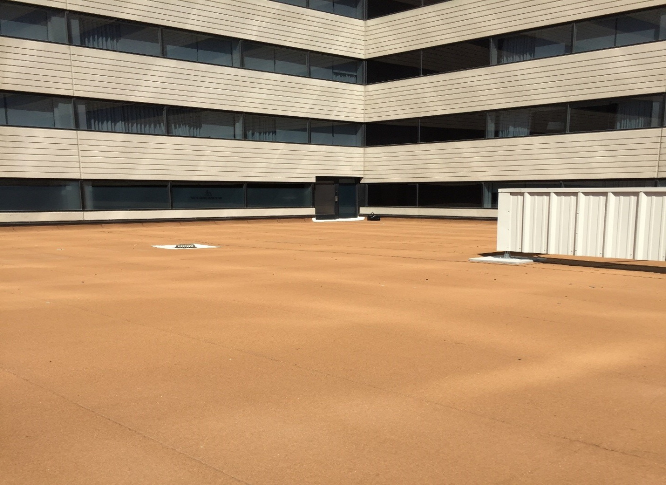 Over 2,000 square feet of the property’s ballroom roof were replaced with a refreshed facade improving its R-value, or insulation effectiveness.
