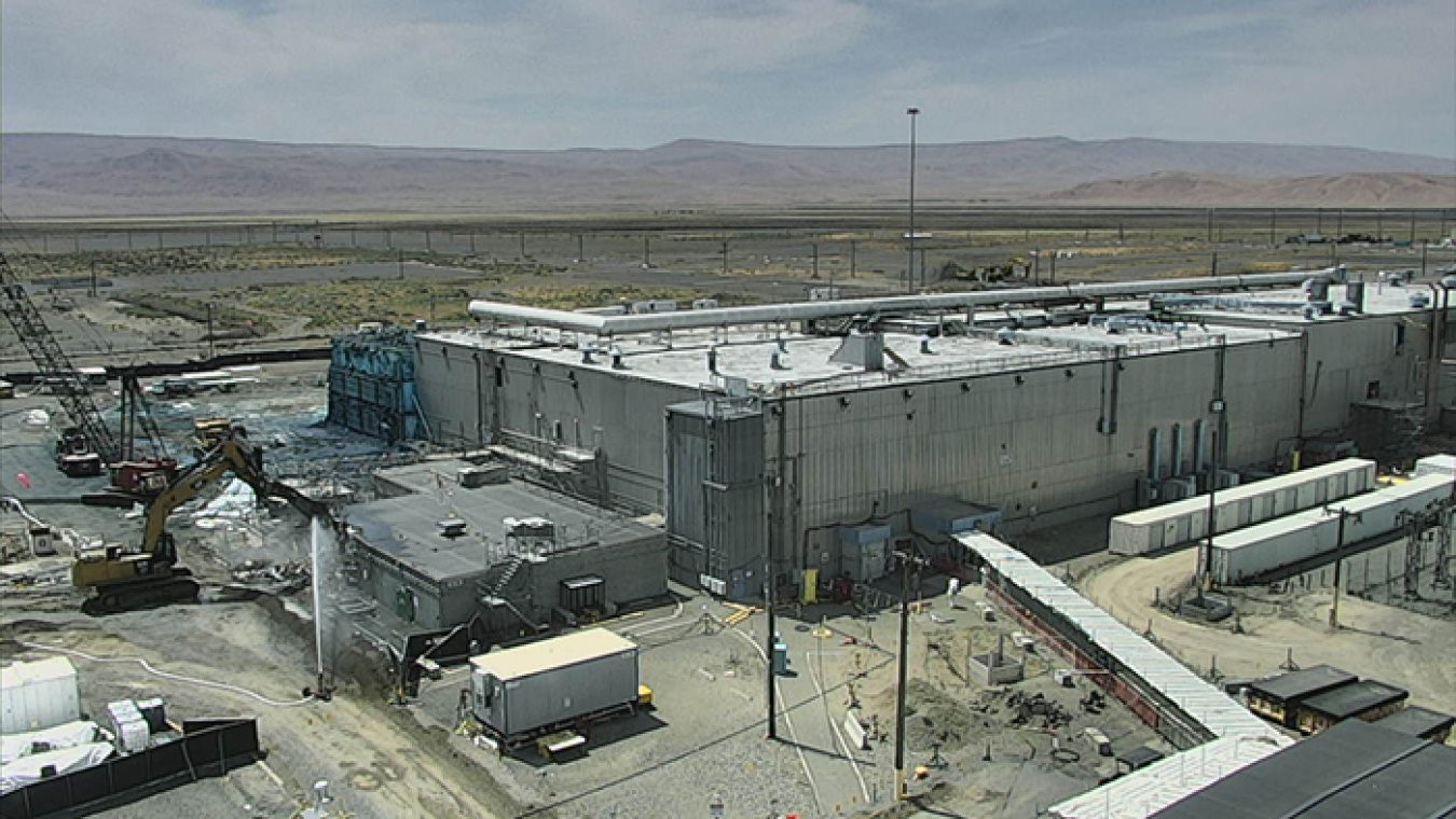 Hanford Site workers recently tore down the first portion of the Plutonium Finishing Plant complex’s Main Processing Facility.