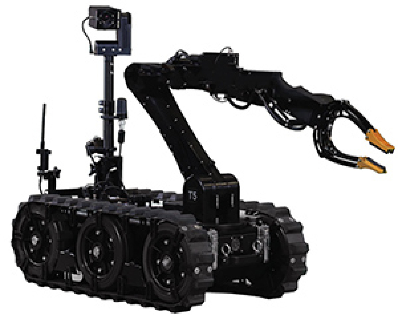 A close-up of the Defense Waste Processing Facility robot.