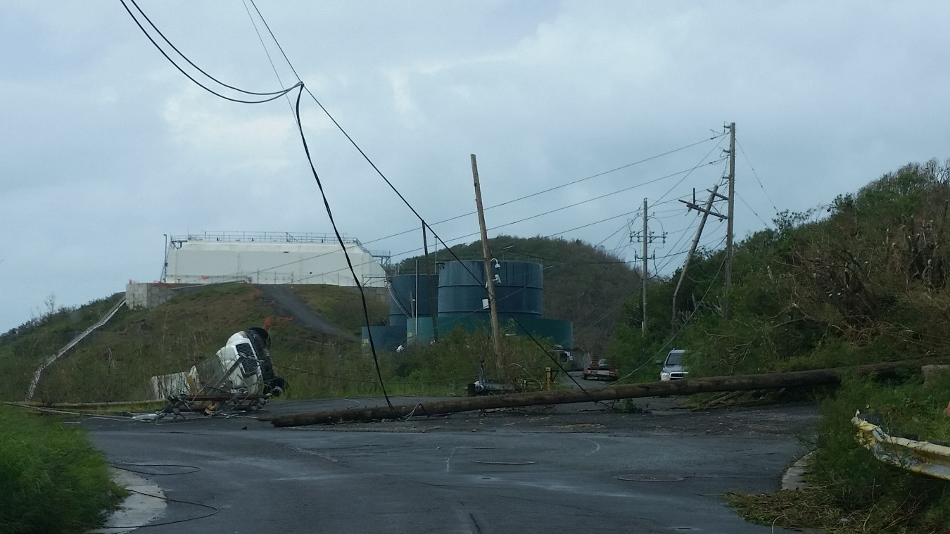 Hurricane Irma damage in the Virgin Islands