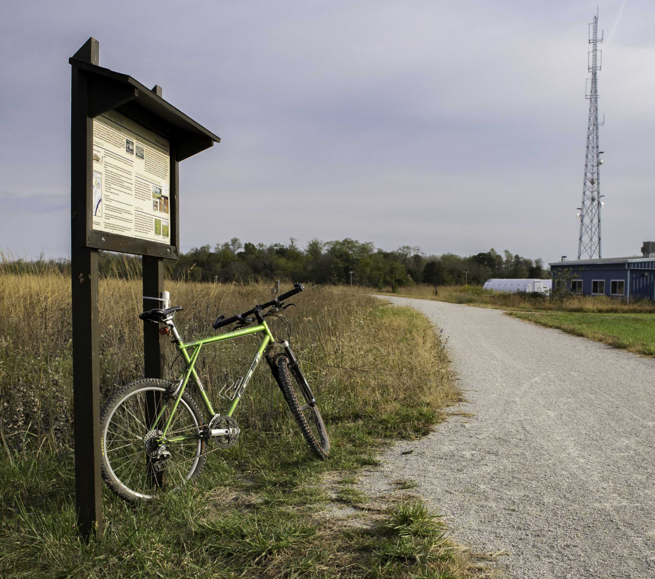 Hamburg Trail historical marker.