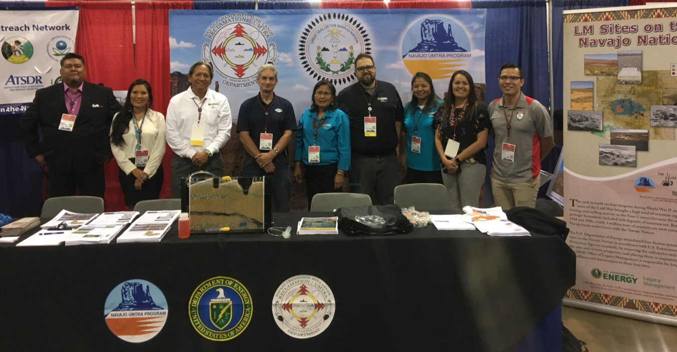 LM federal and contractor staff at the 2017 AISES conference and career fair.