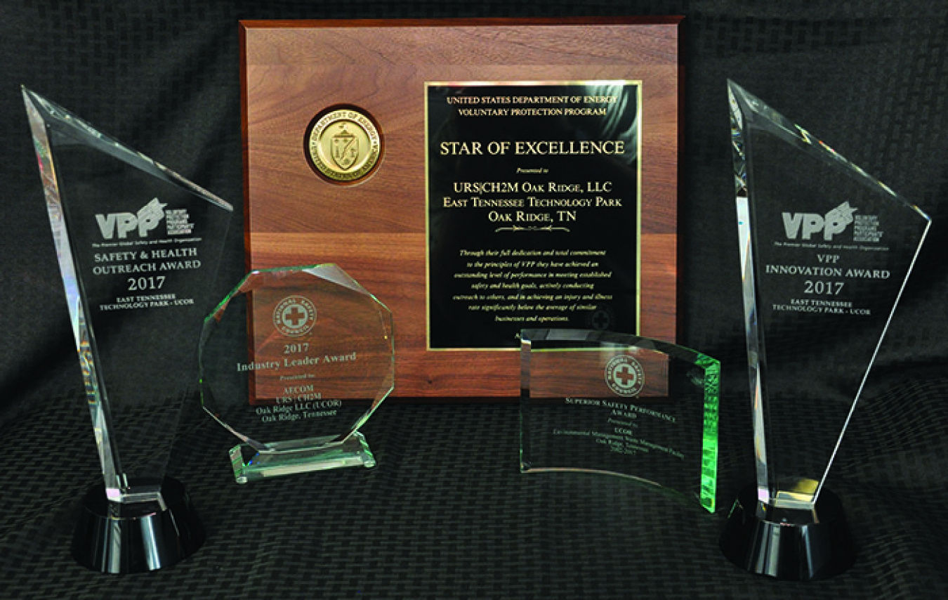 Oak Ridge Office of Environmental Management contractor URS|CH2M Oak Ridge received several safety-related awards this year.