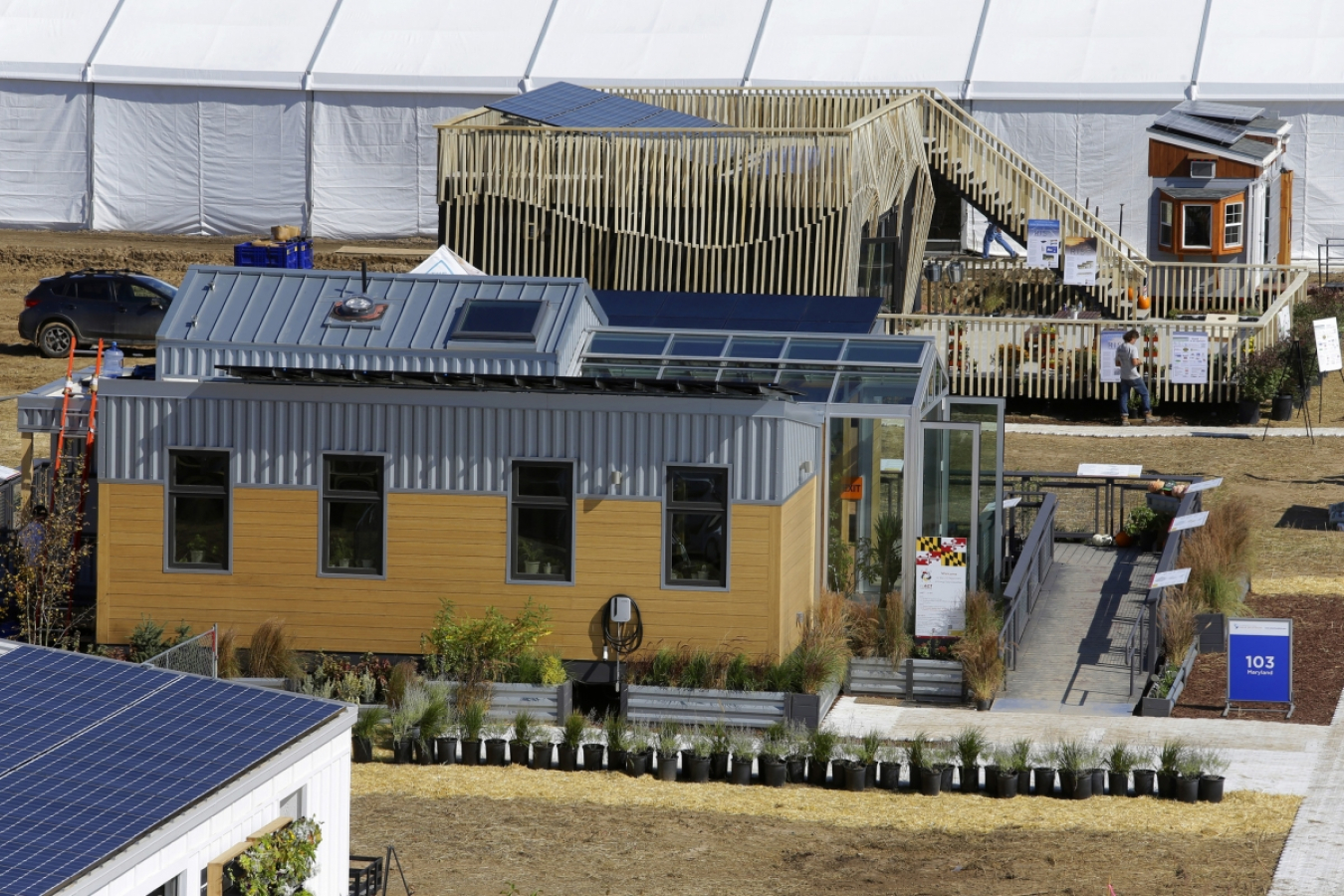 Solar Decathlon village in Denver 