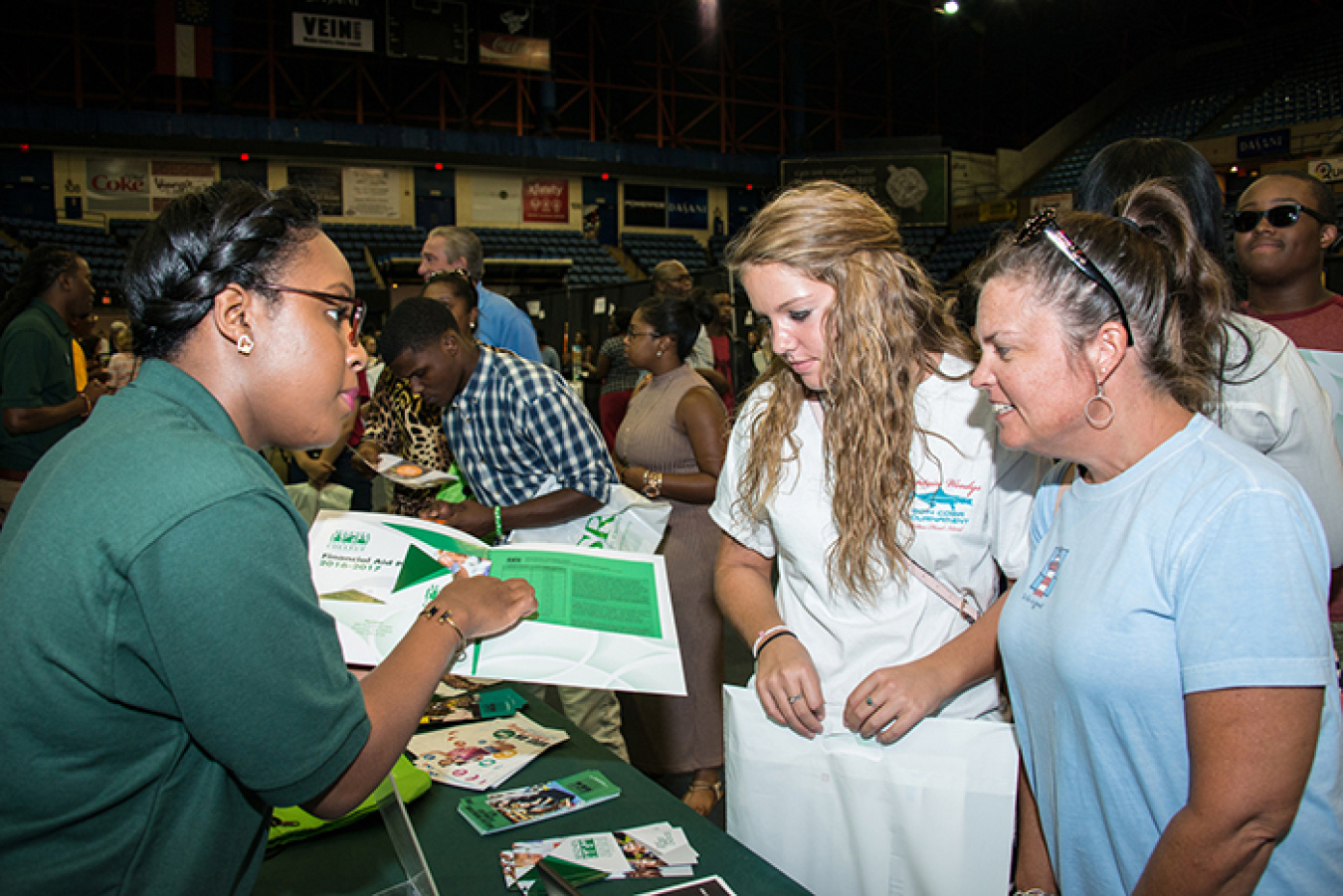 Many students view the event as a means to limit costly college visits and obtain scholarships.