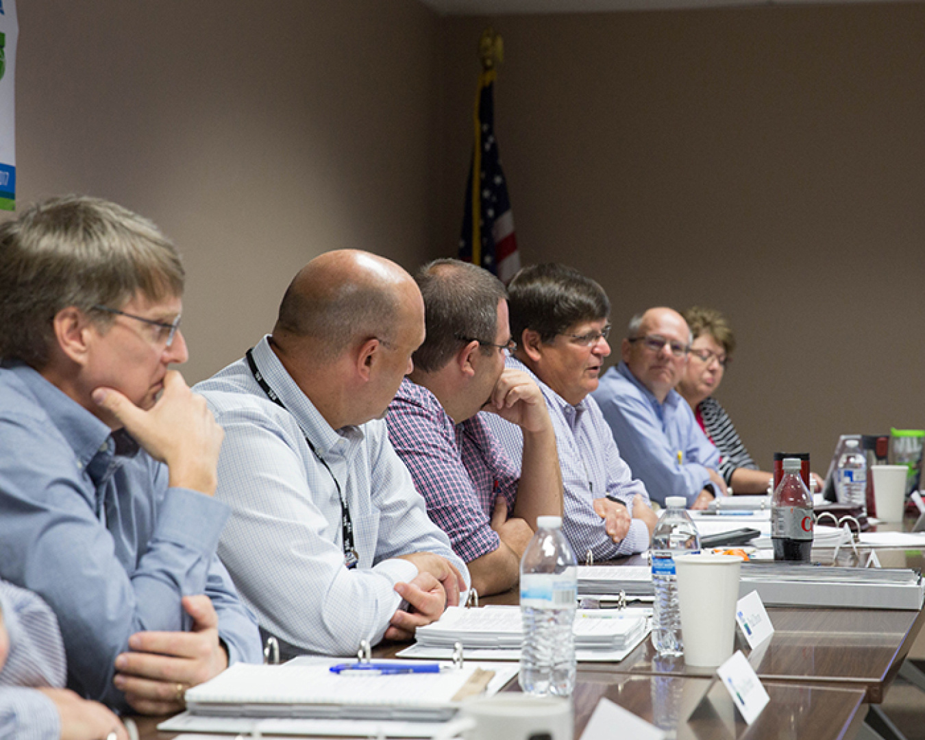 Judges discuss the final proposals at the Grand Challenge Workshop in September. Judges include representatives from DOE and its national laboratories, academia, and contractors.