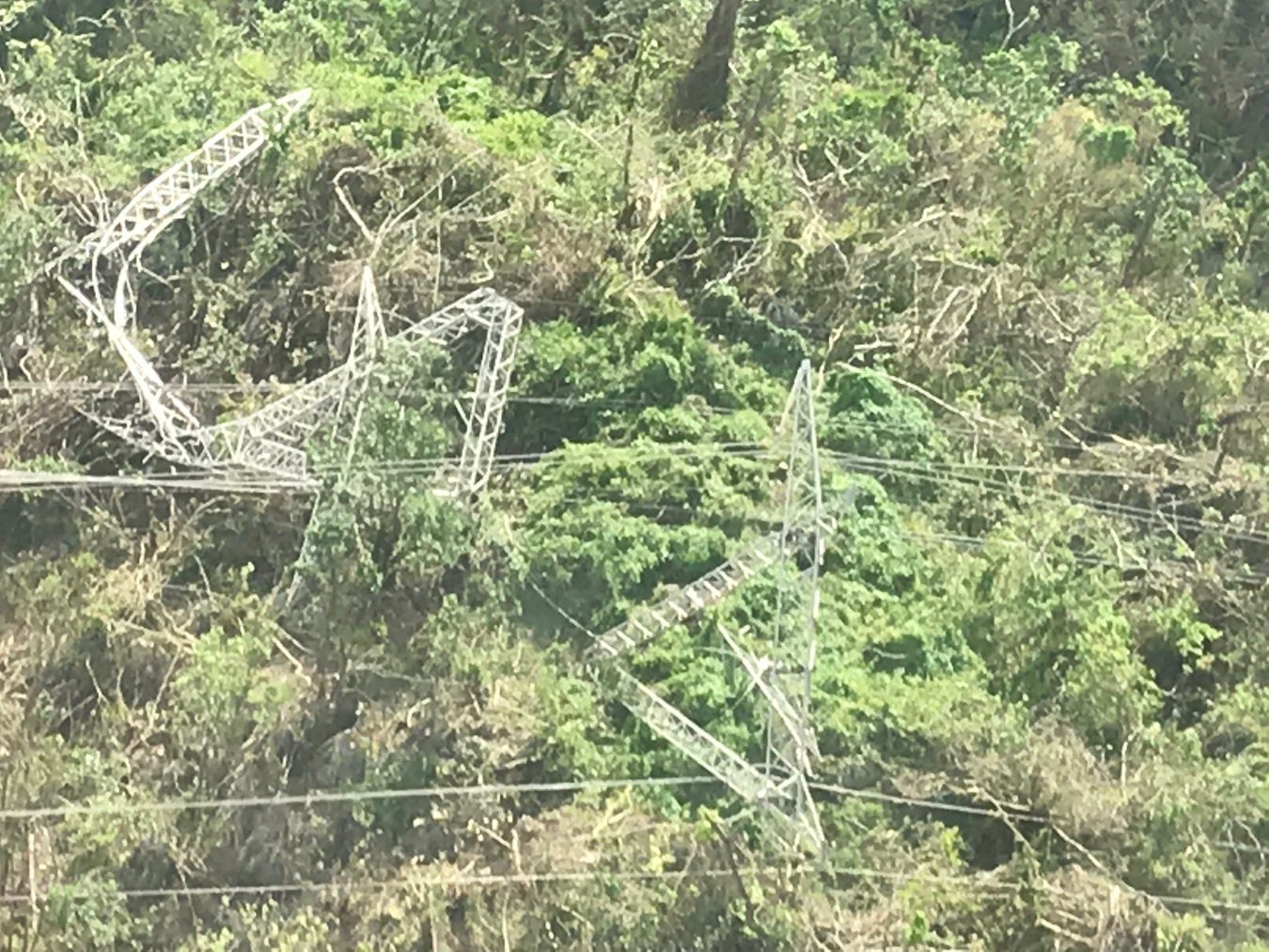 downed power lines in puerto rico