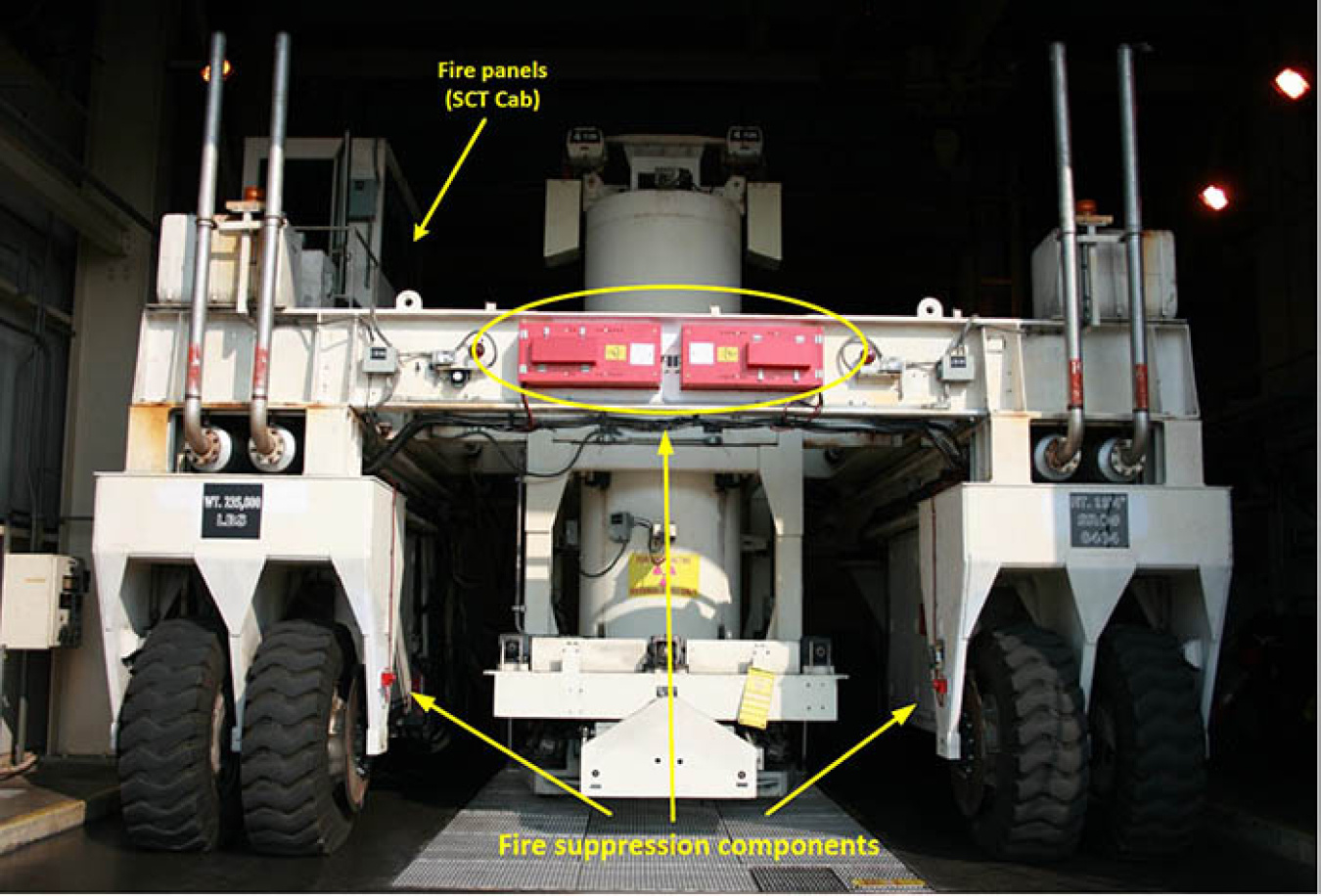 The Shielded Canister Transporter had a tuneup to prepare for the resumption of canister production at the Defense Waste Processing Facility next year.