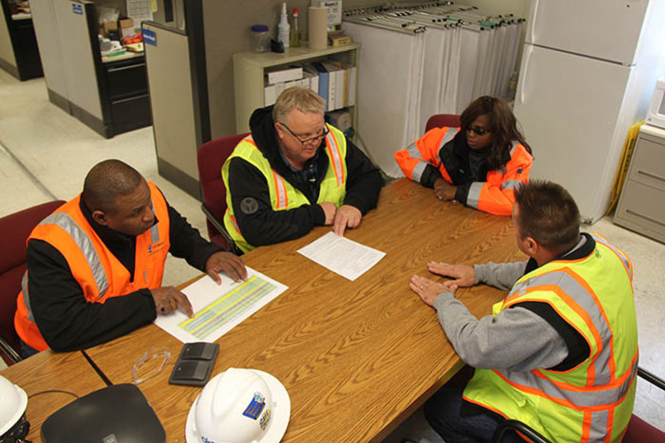 Crews prepare to remove radioactive sludge near the Columbia River and transfer it to an interim storage location.