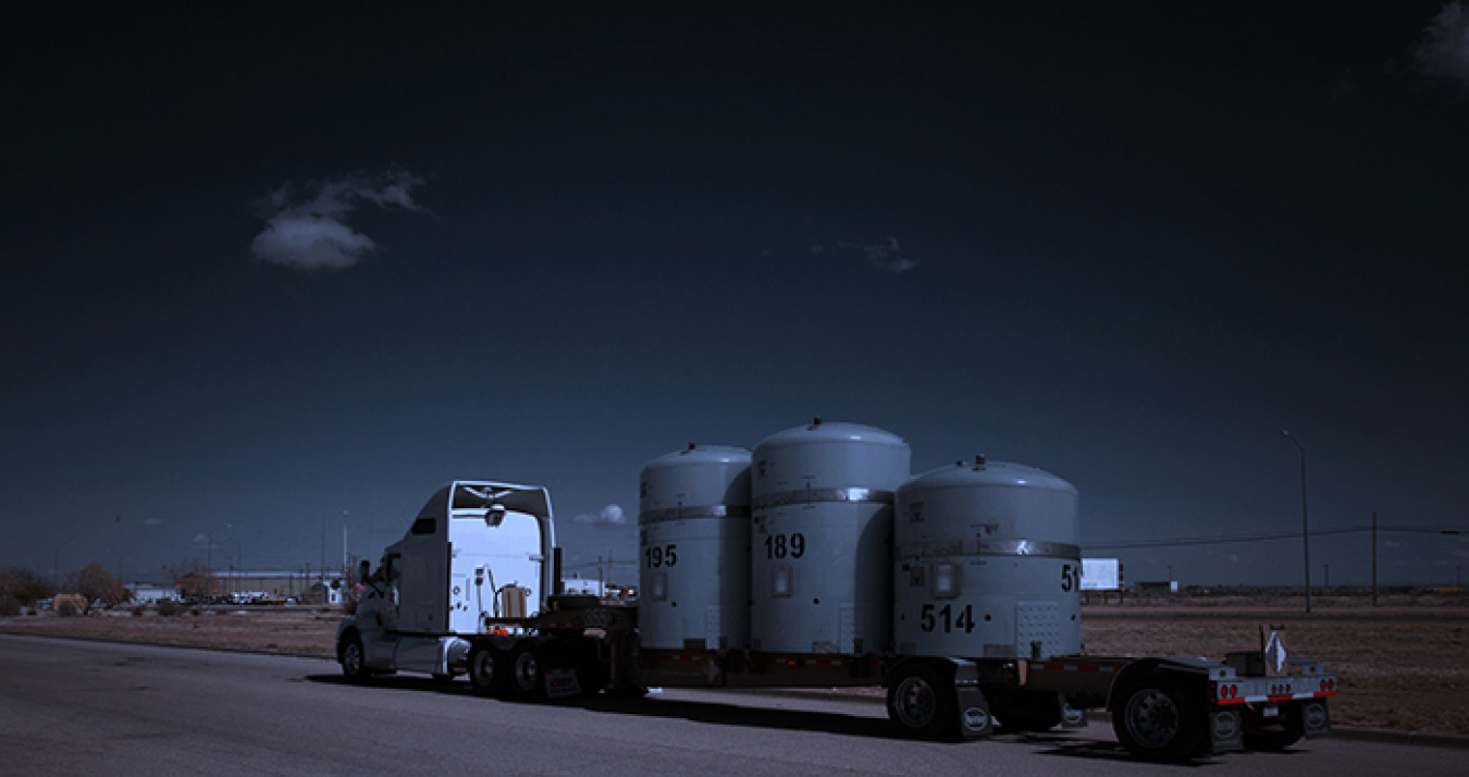 The 12,000th shipment of transuranic waste to the Waste Isolation Pilot Plant arrives at the facility from EM’s Idaho Site late Nov. 9.