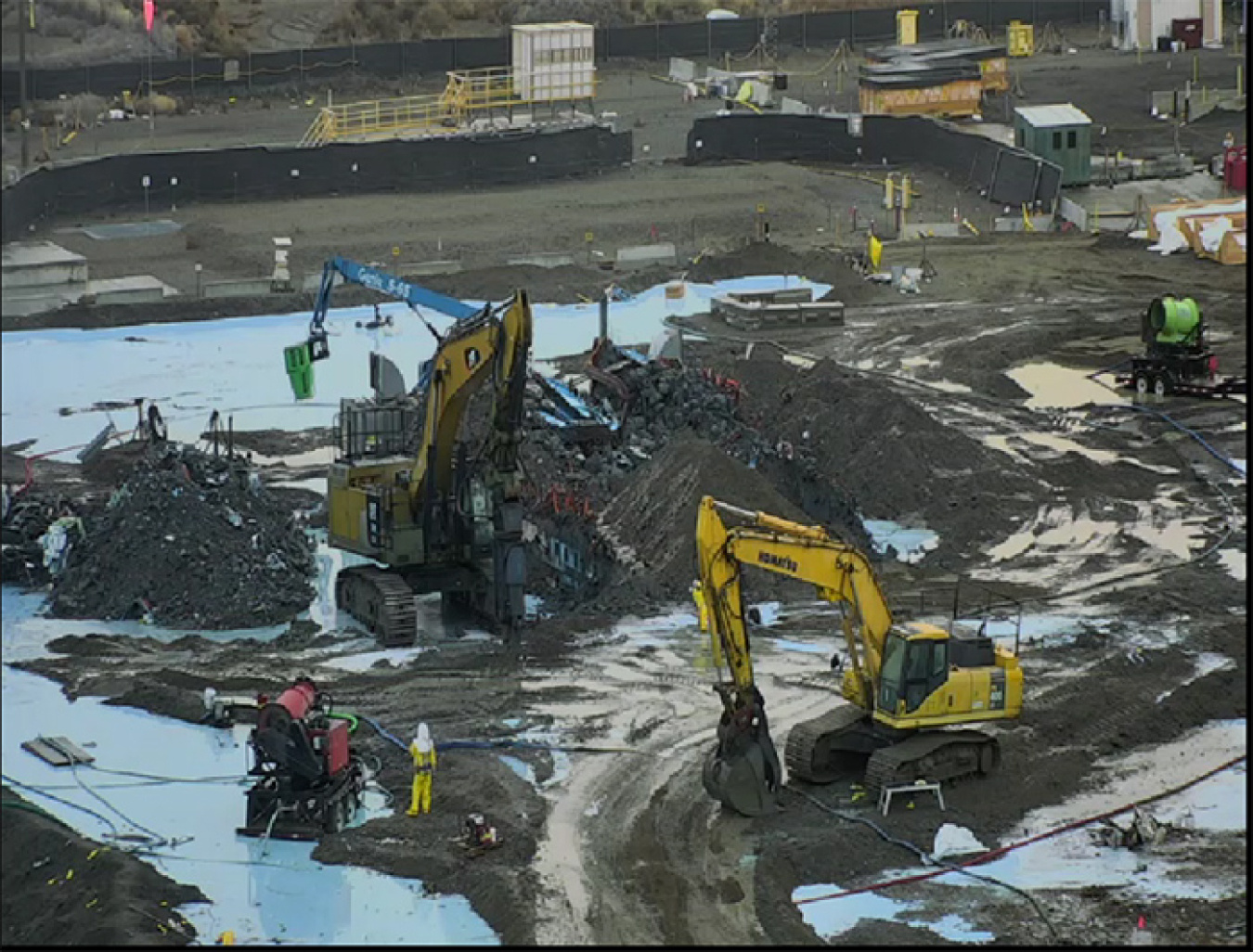 Hanford workers recently finished tearing down the Plutonium Reclamation Facility, the processing canyon in the Plutonium Finishing Plant (PFP) complex. Demolition on the last building — the main processing facility — is scheduled for completion in 2018.