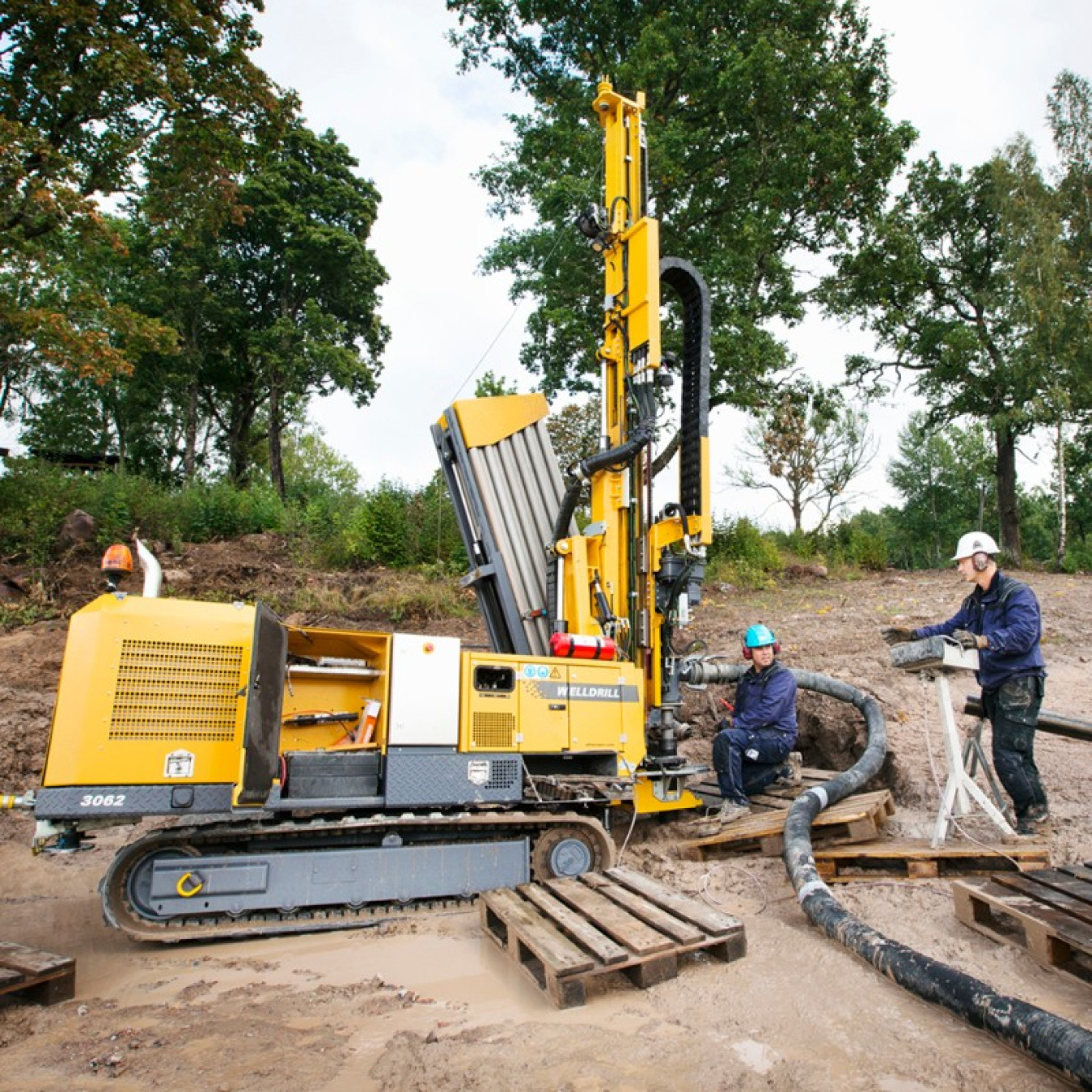 Geothermal well drilling.