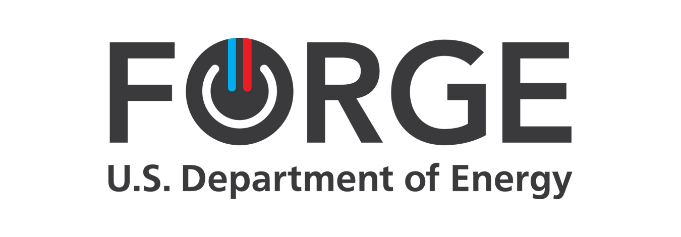 FORGE logo, U.S. Department of Energy